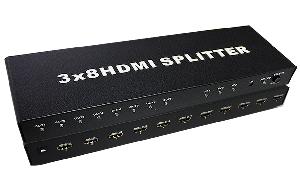 3*8 HDMI Splitter/3 to 8 HDMI Splitter (YL0308)