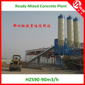 90m3/H Ready Mixed Concrete Plant (HZS90)